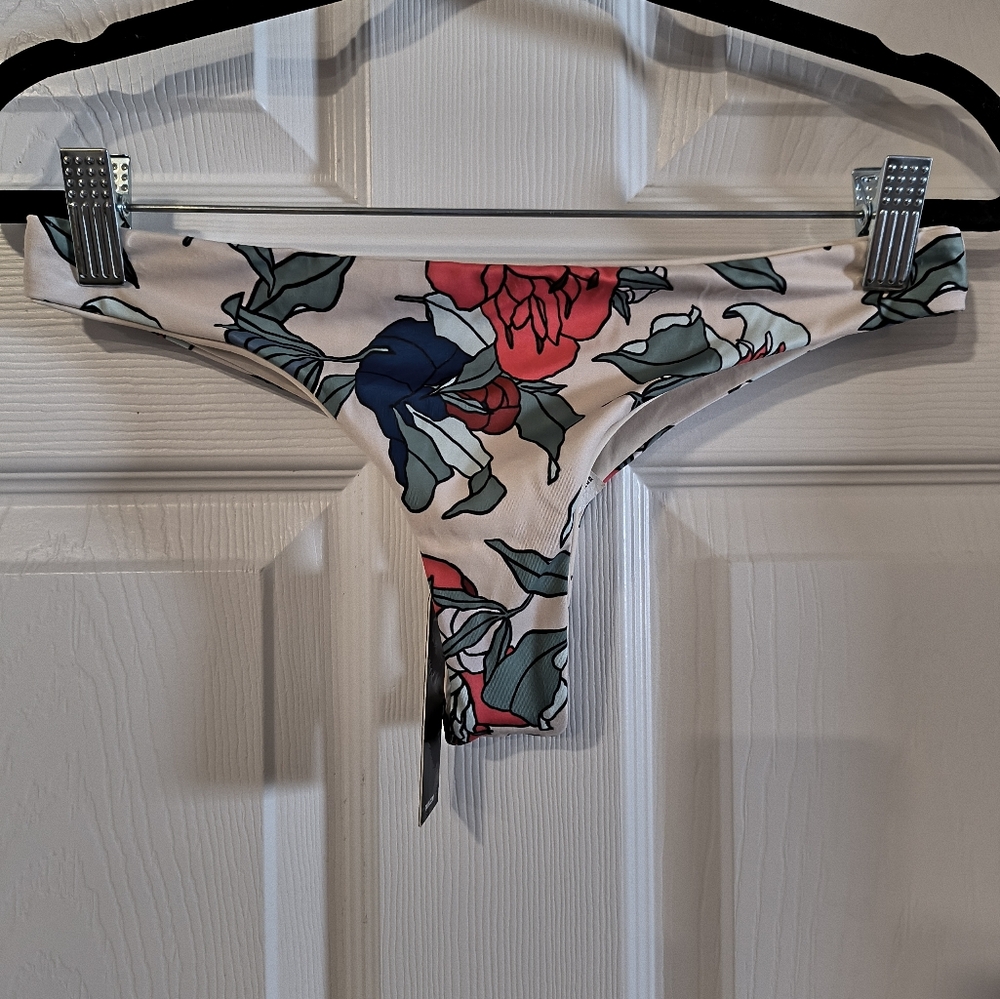 Tavik Sz S Minimum Coverage Floral Bikini Bottom